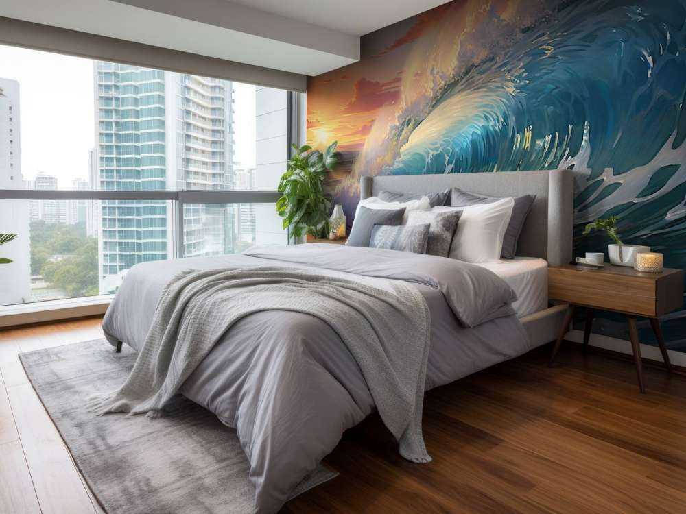 A Wave over the Sunset #2