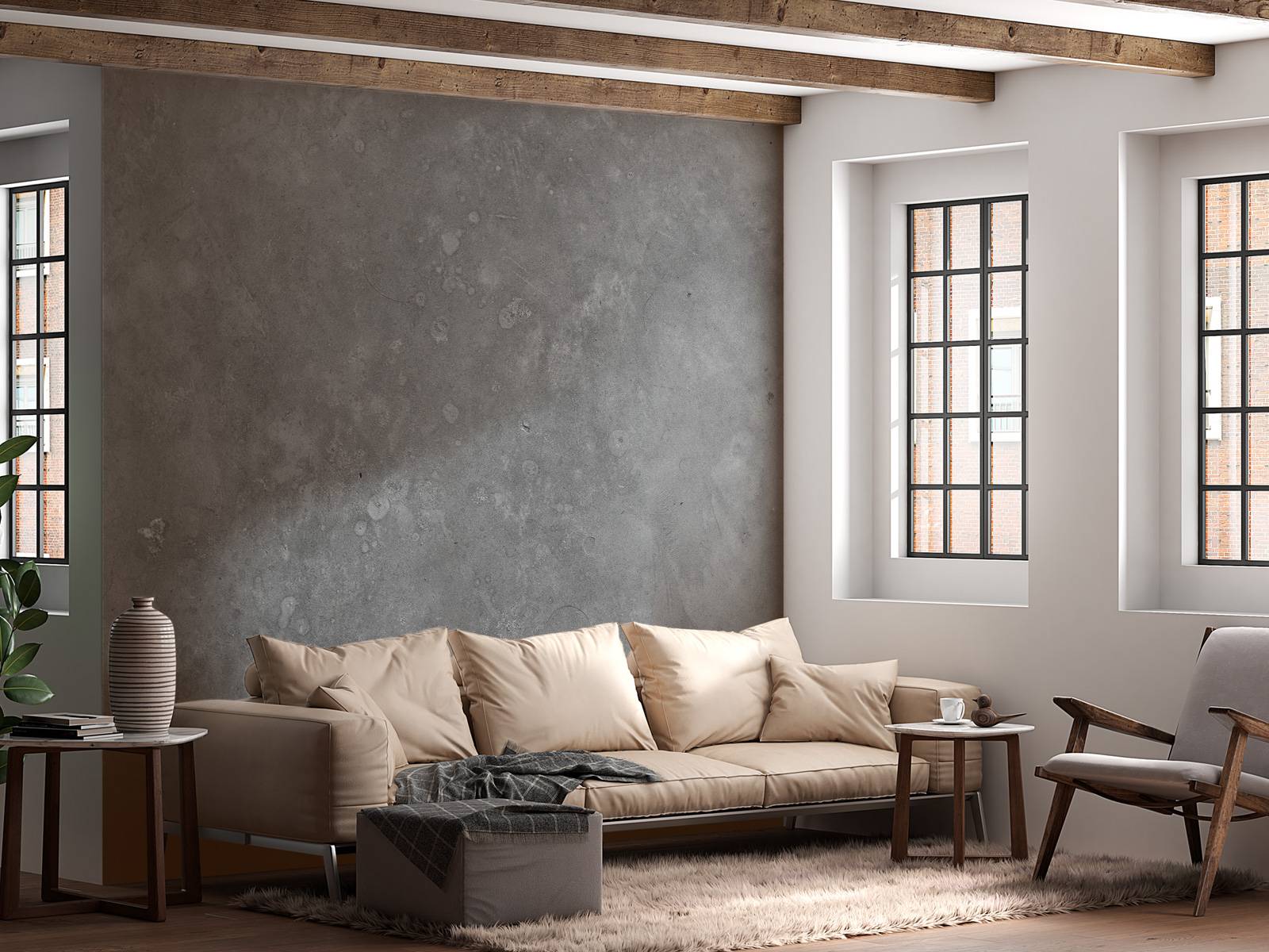 Grey concrete