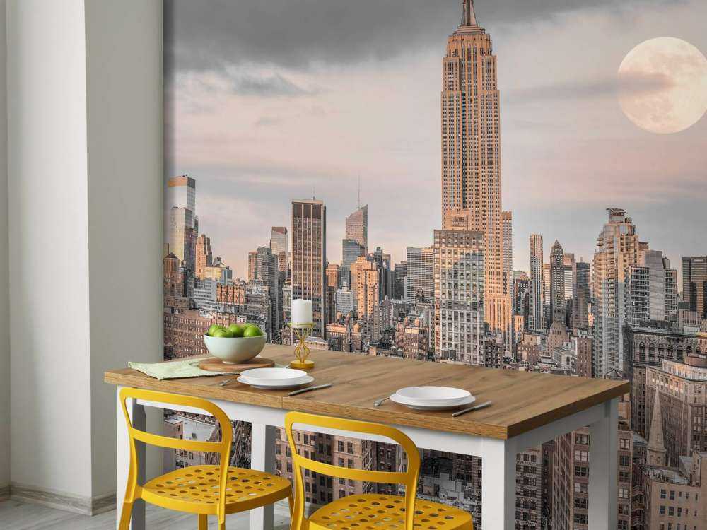 Empire State Building with skyline