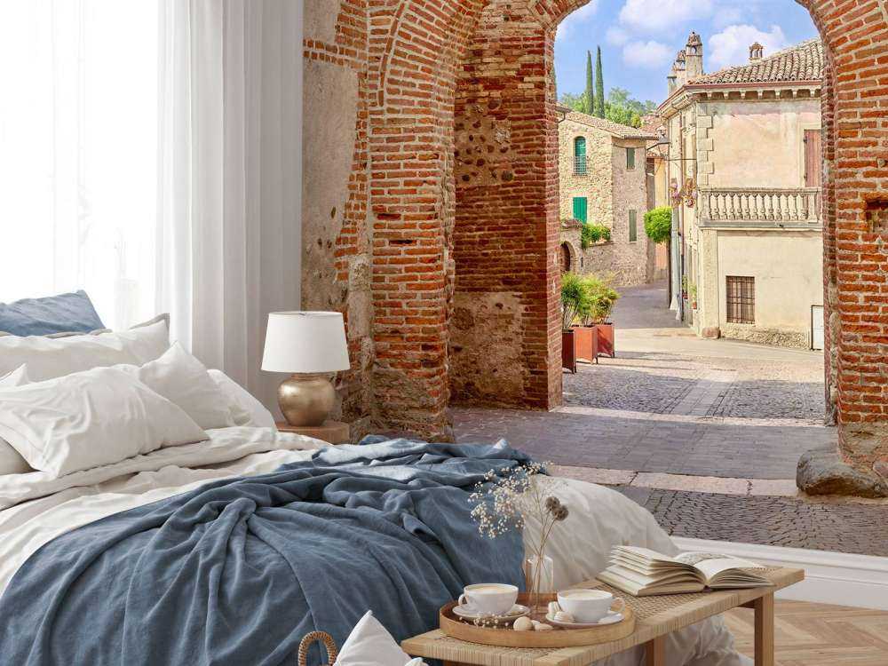 Passage with double arch