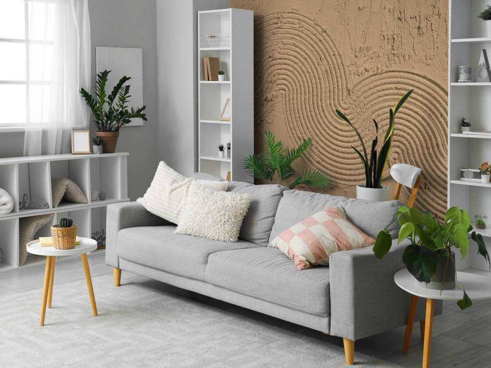 Zen Garden Texture in brown