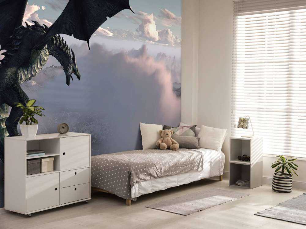 Dragon above the clouds