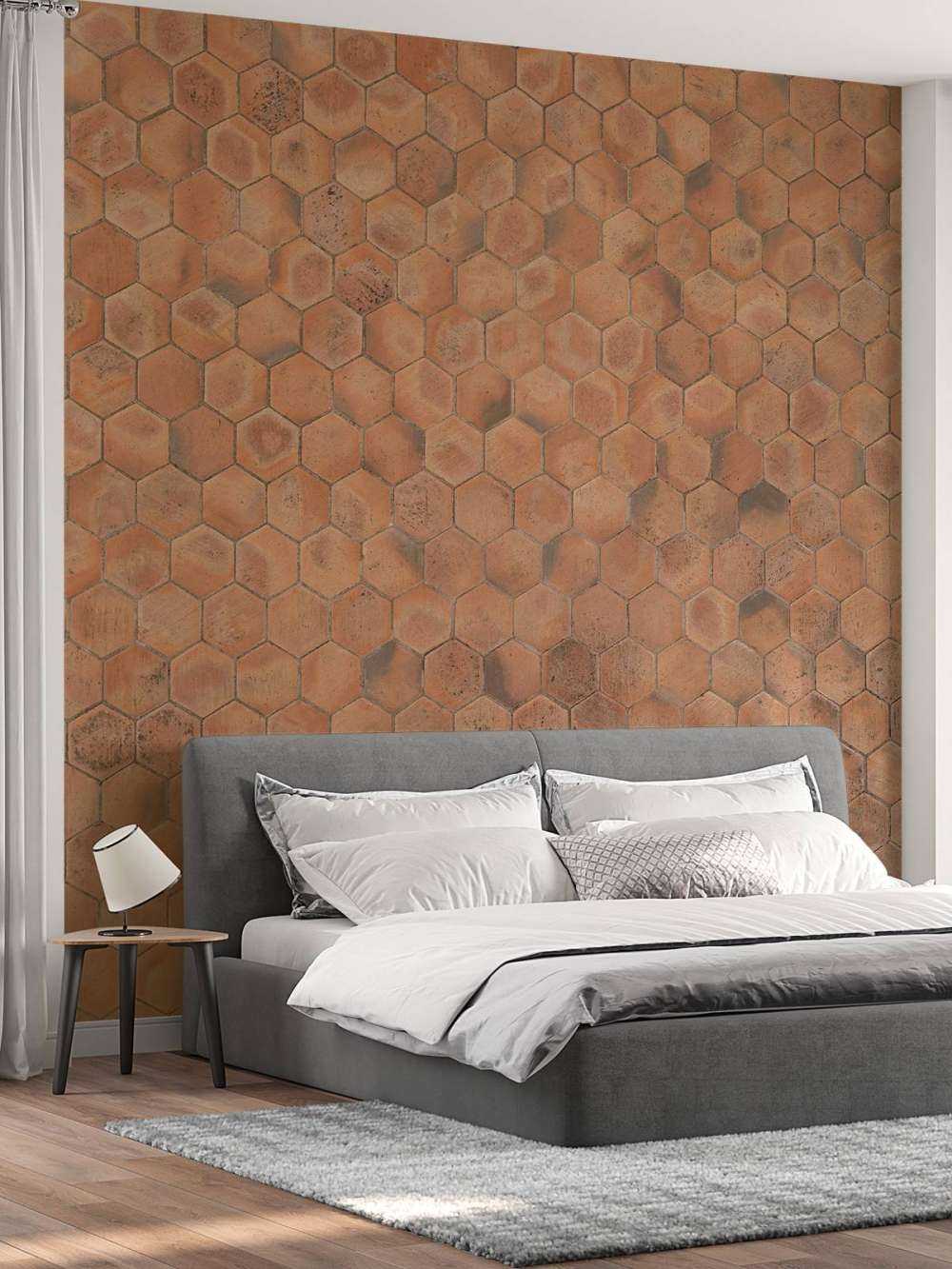 Unpolished stone floor