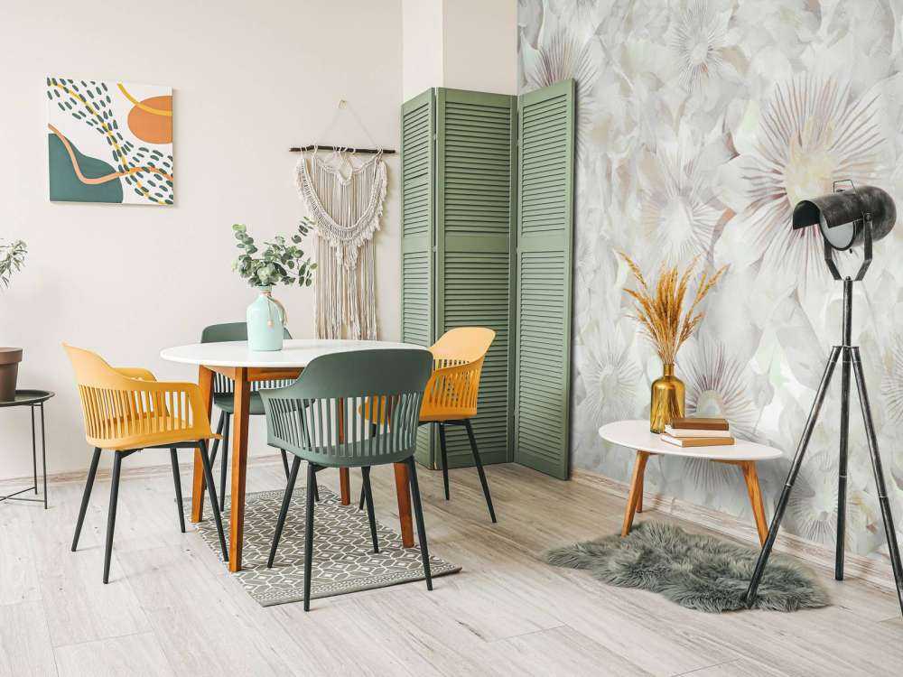 Botanical Watercolor Elegance Misty Grey