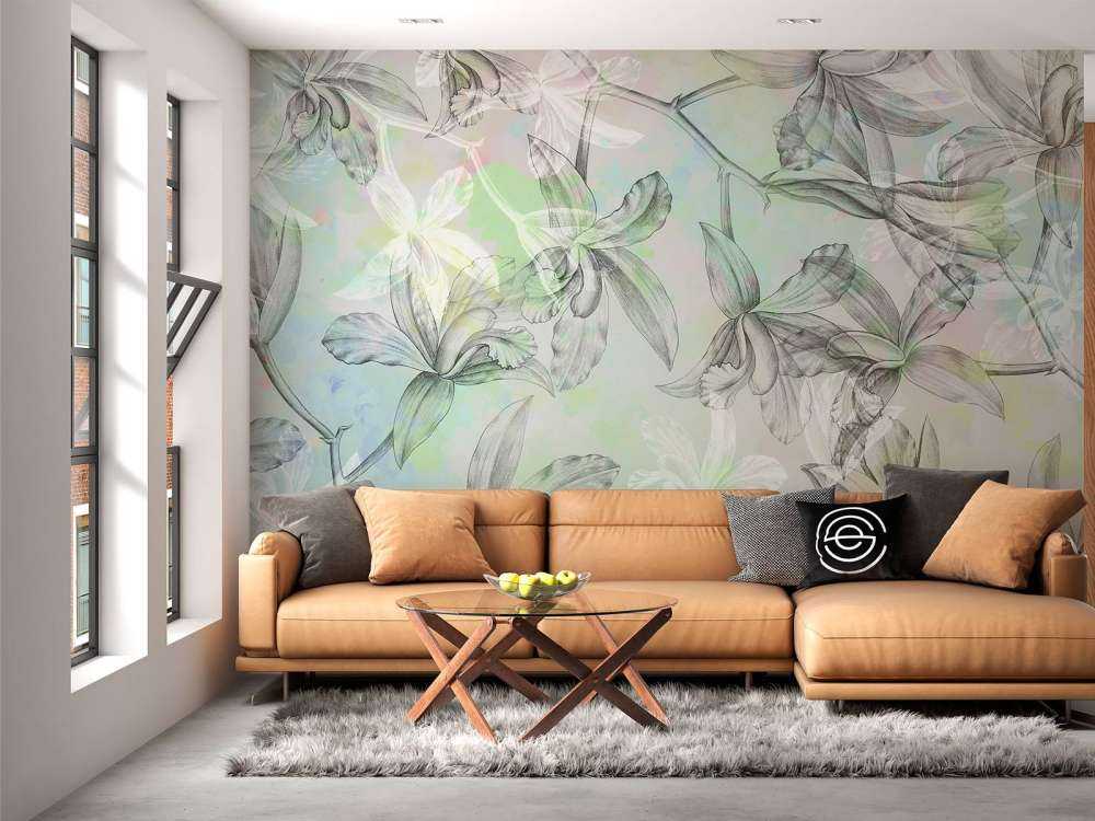 Watercolor Orchid Harmony