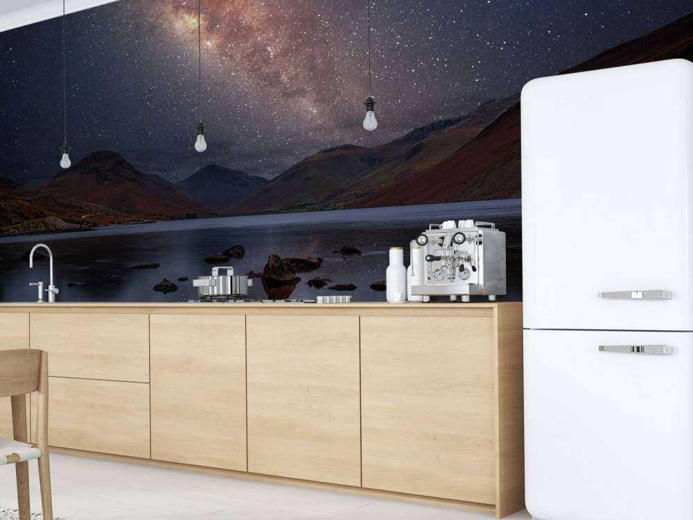 Milky Way across Wastwater, Lake District