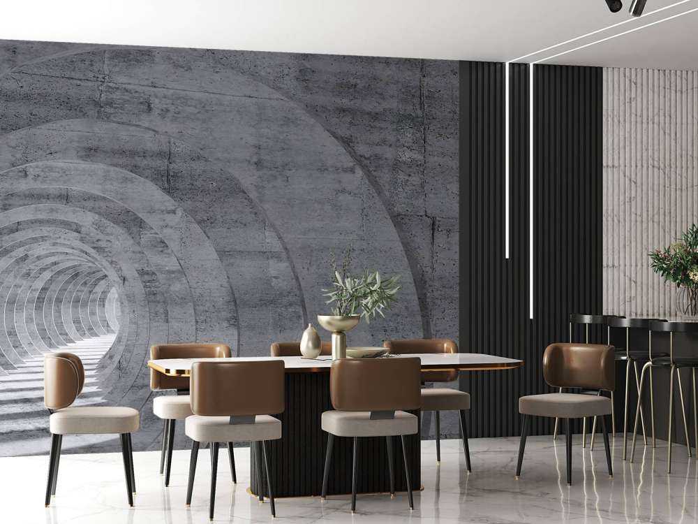 Arches in the tunnel