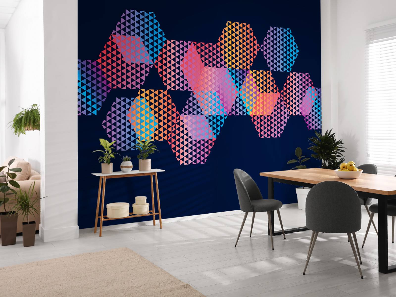 Colourful hexagons