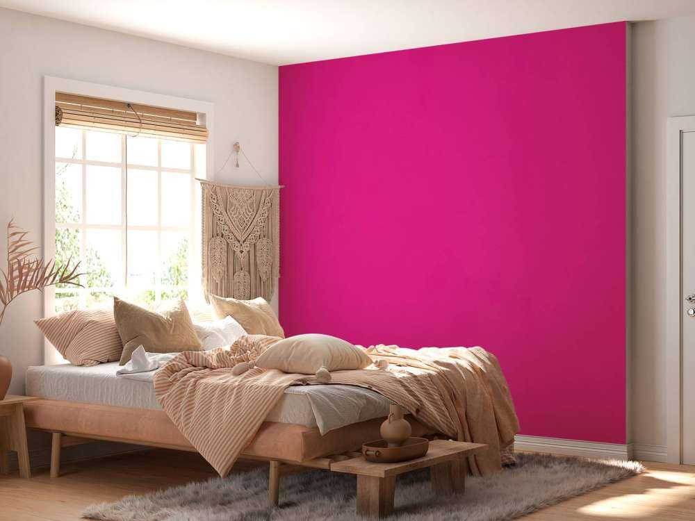 Neon pink concrete