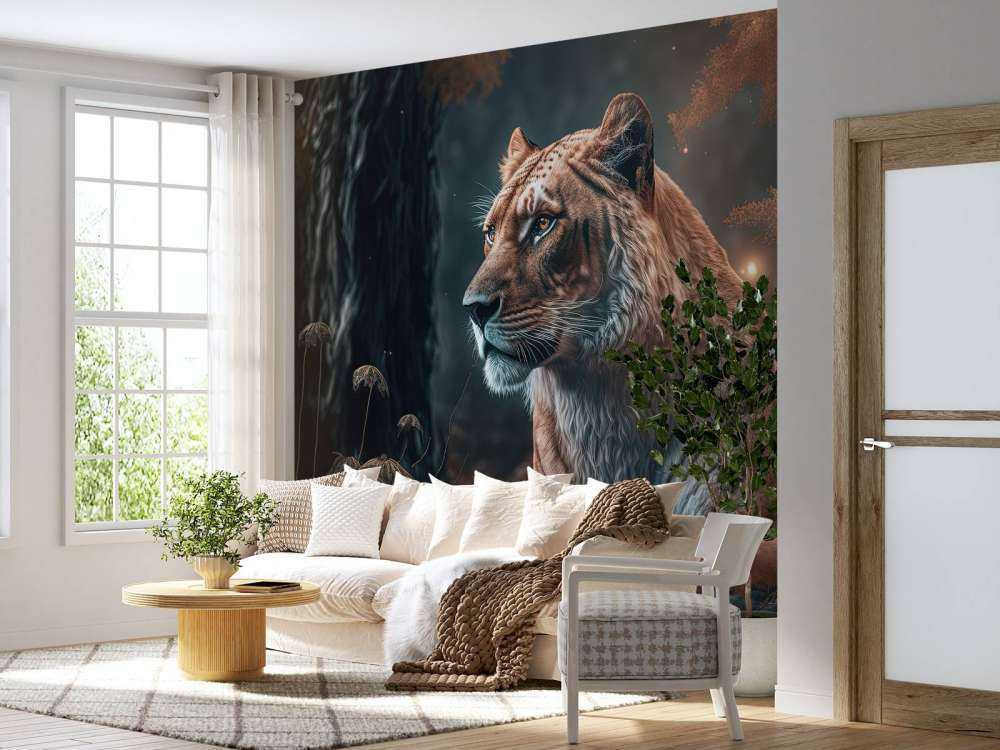 Illustration of a lion