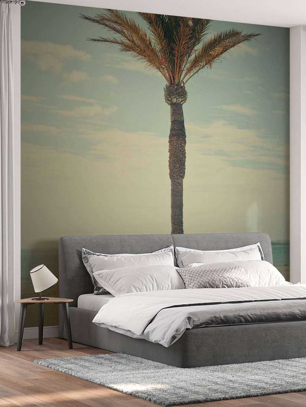 Vintage palm tree