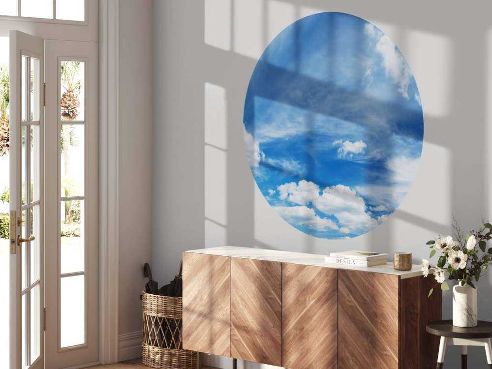 Blue sky with clouds