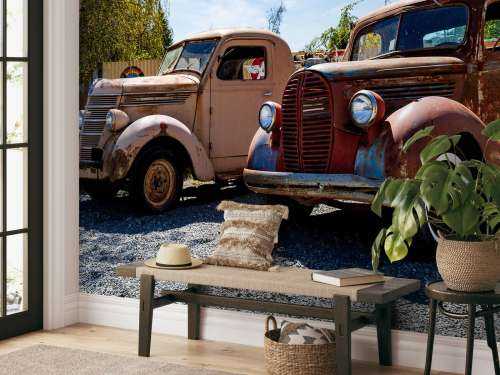 Rusty old trucks