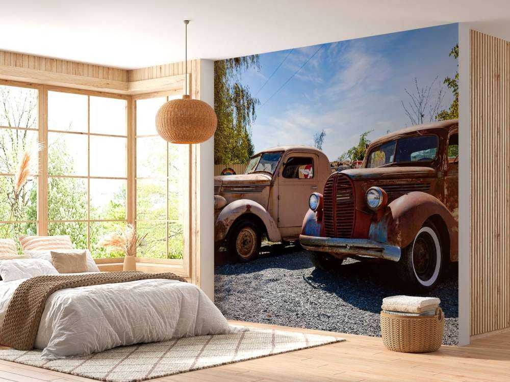 Rusty old trucks