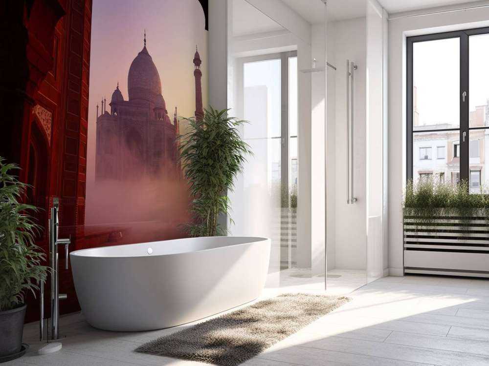 Taj Mahal at sunrise