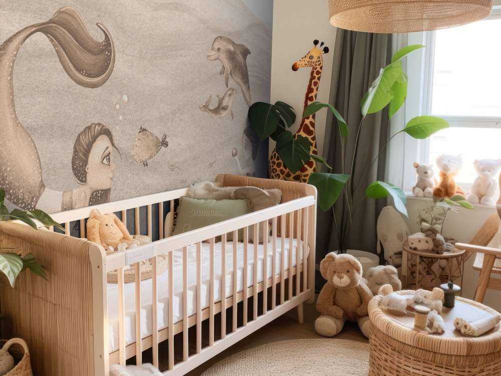 Mermaid world in taupe