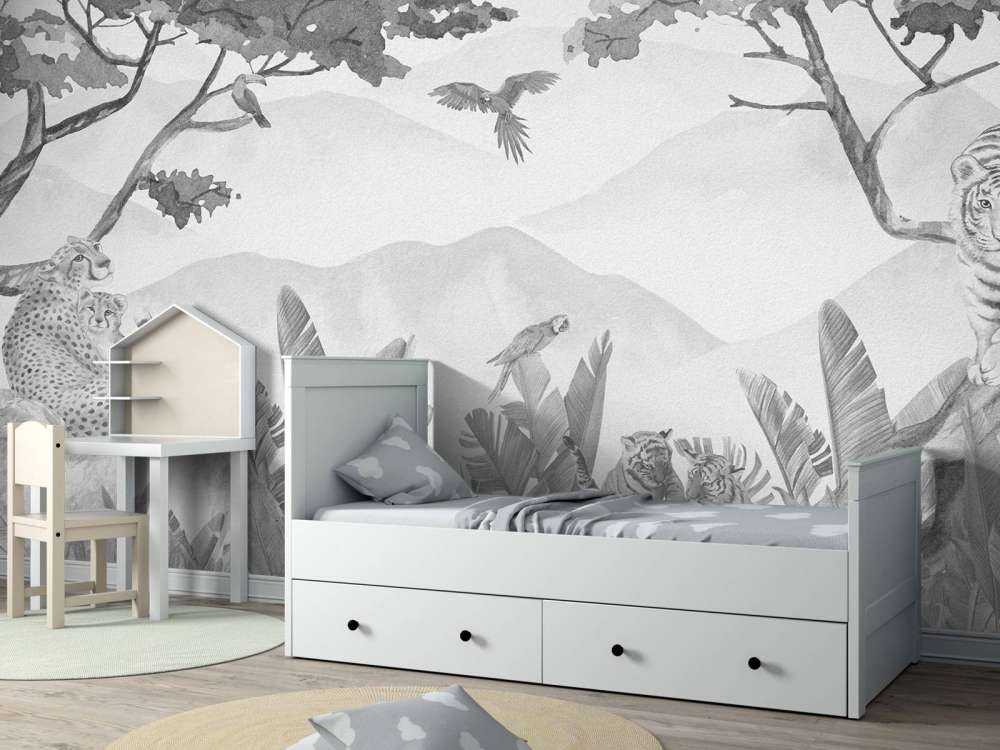 Predators in the jungle grey