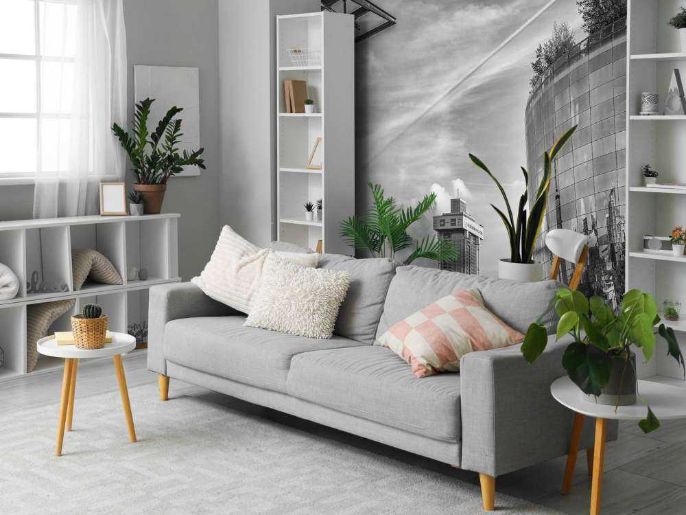 The Museumdepot (The Depot) in Rotterdam in black and white 