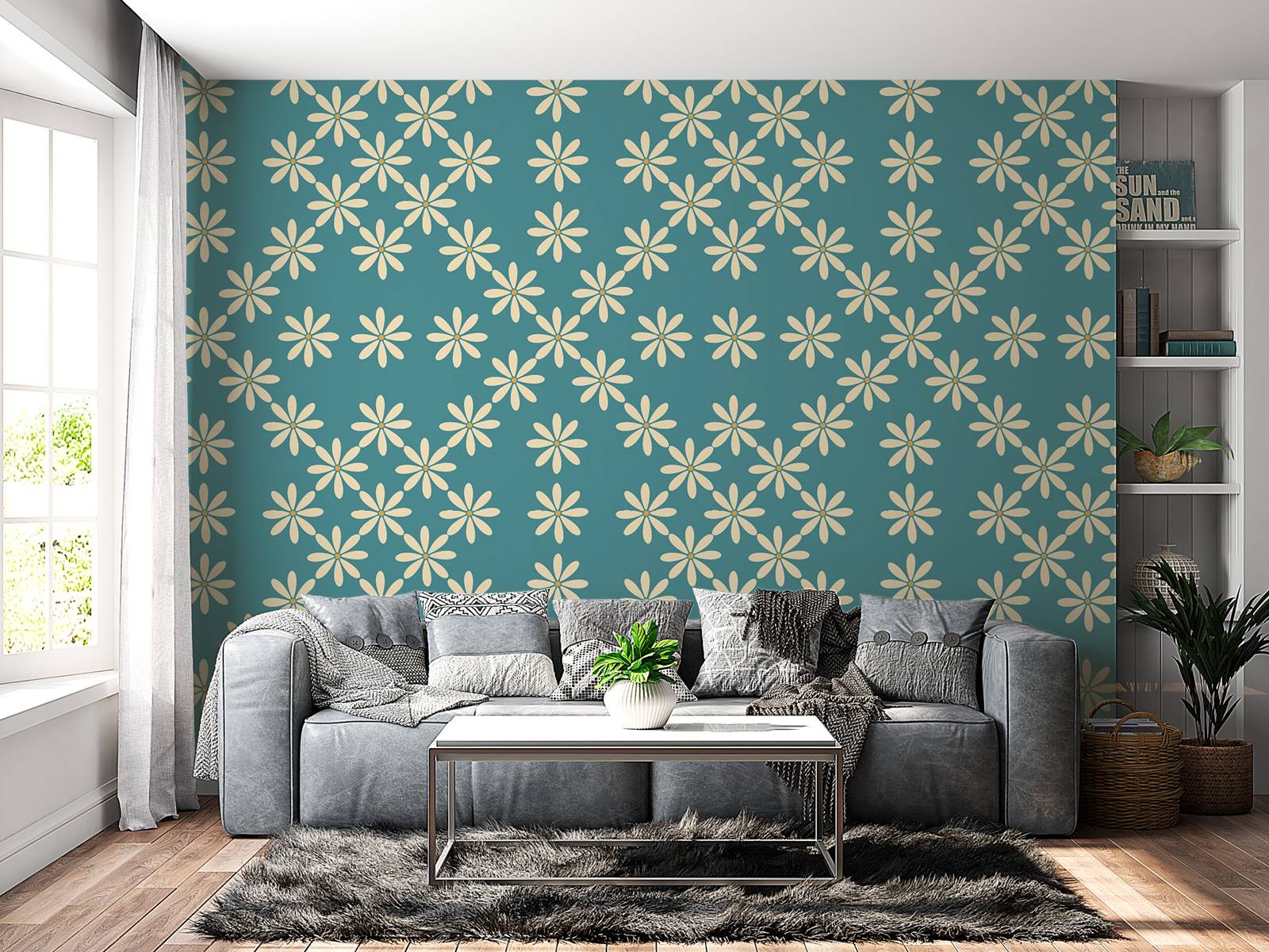 Retro flowers
