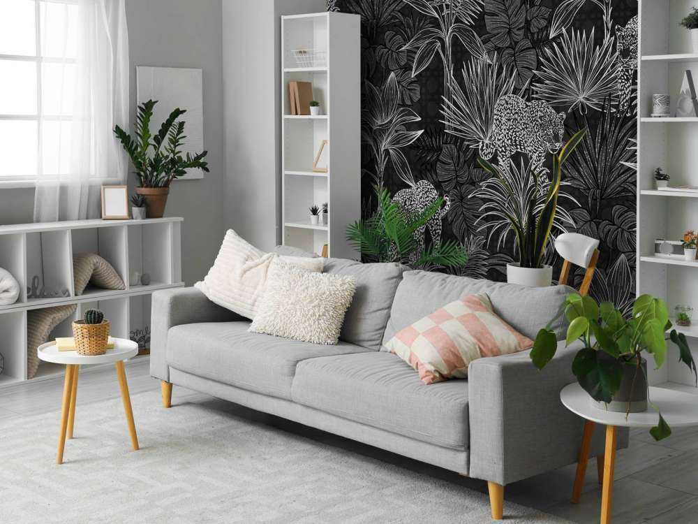 Palm trees and panthers