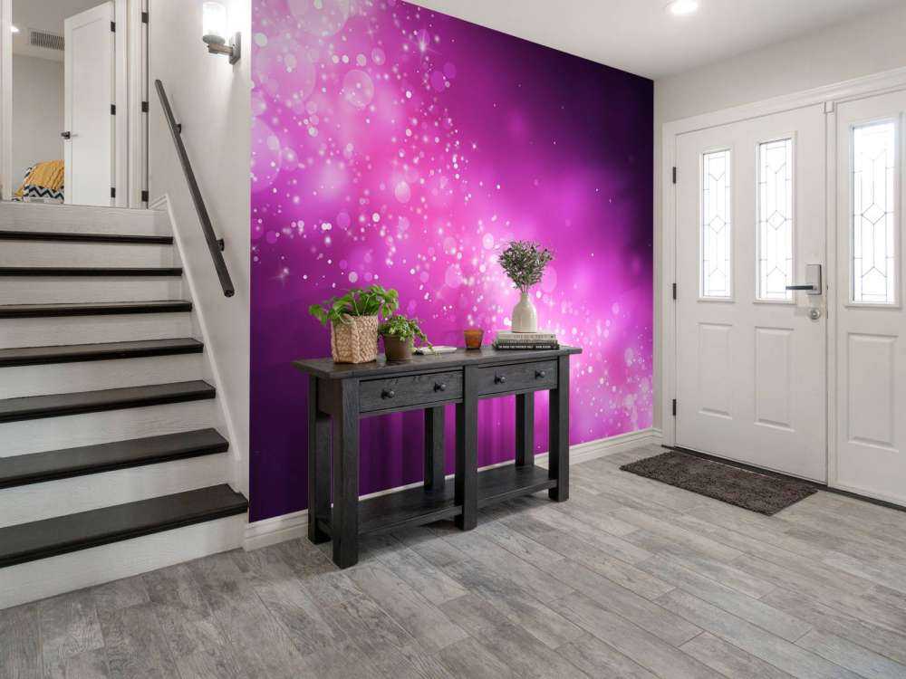 Pink glitter glitters