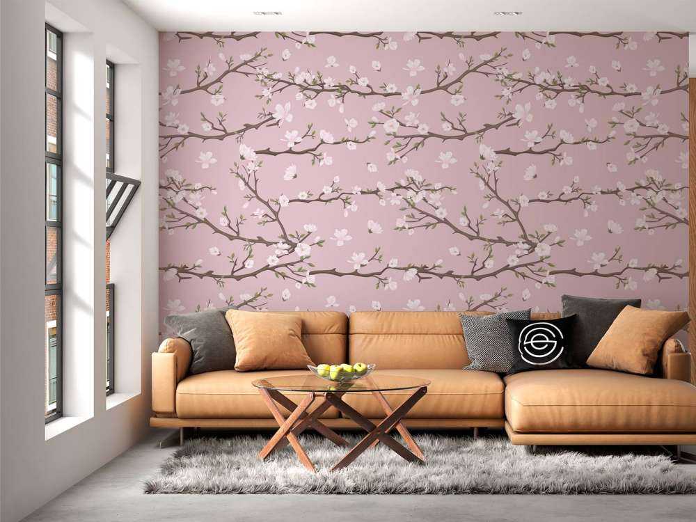 Pink spring branches