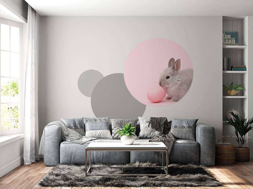 Rabbit with egg