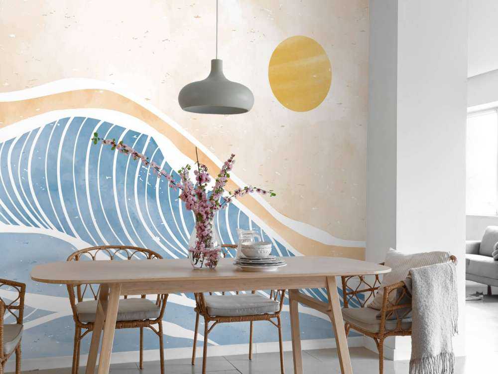 Blue waves for the sun