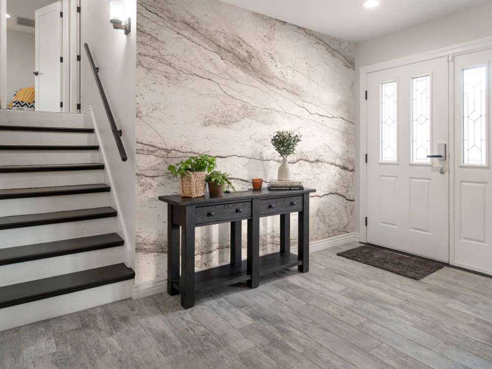 Detailed beige marble