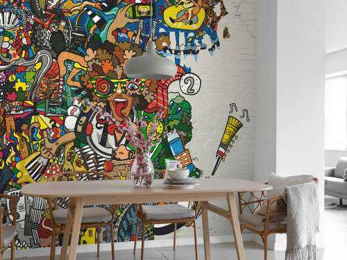 Chaotic graffiti