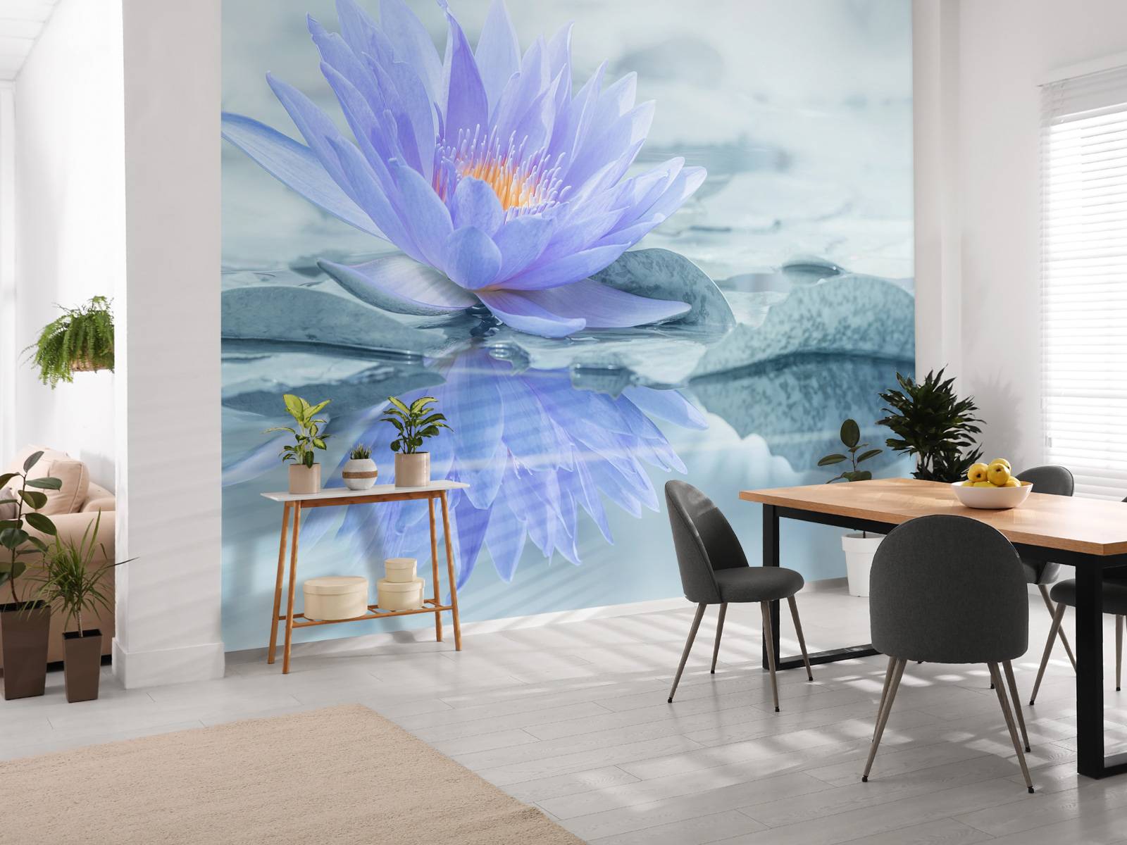 Flower reflection