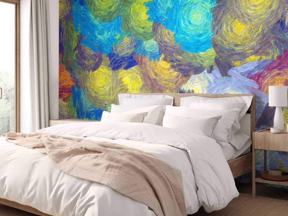 Abstracte bloemen patroon
