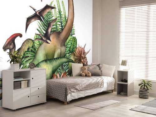 Watercolour dinosaurs