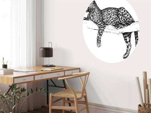 Drawn leopard