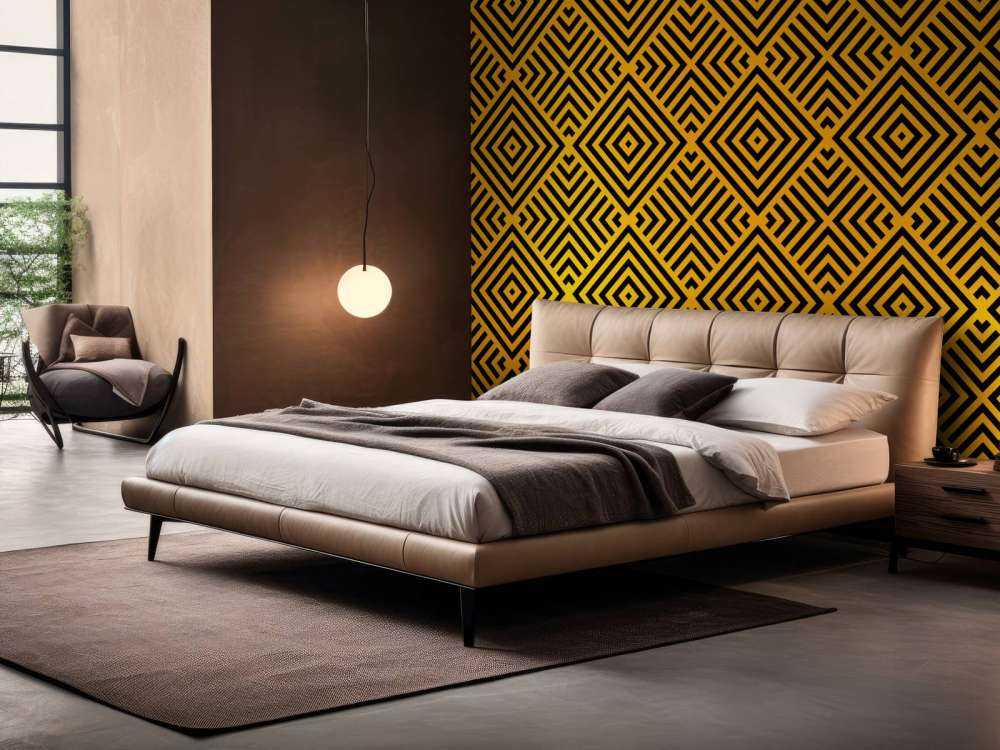 Black and gold Art Deco