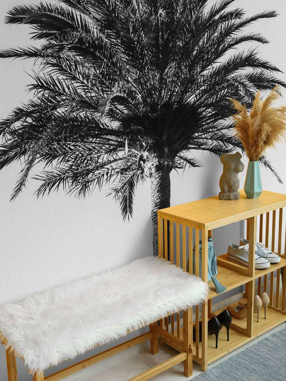 Black and White palm