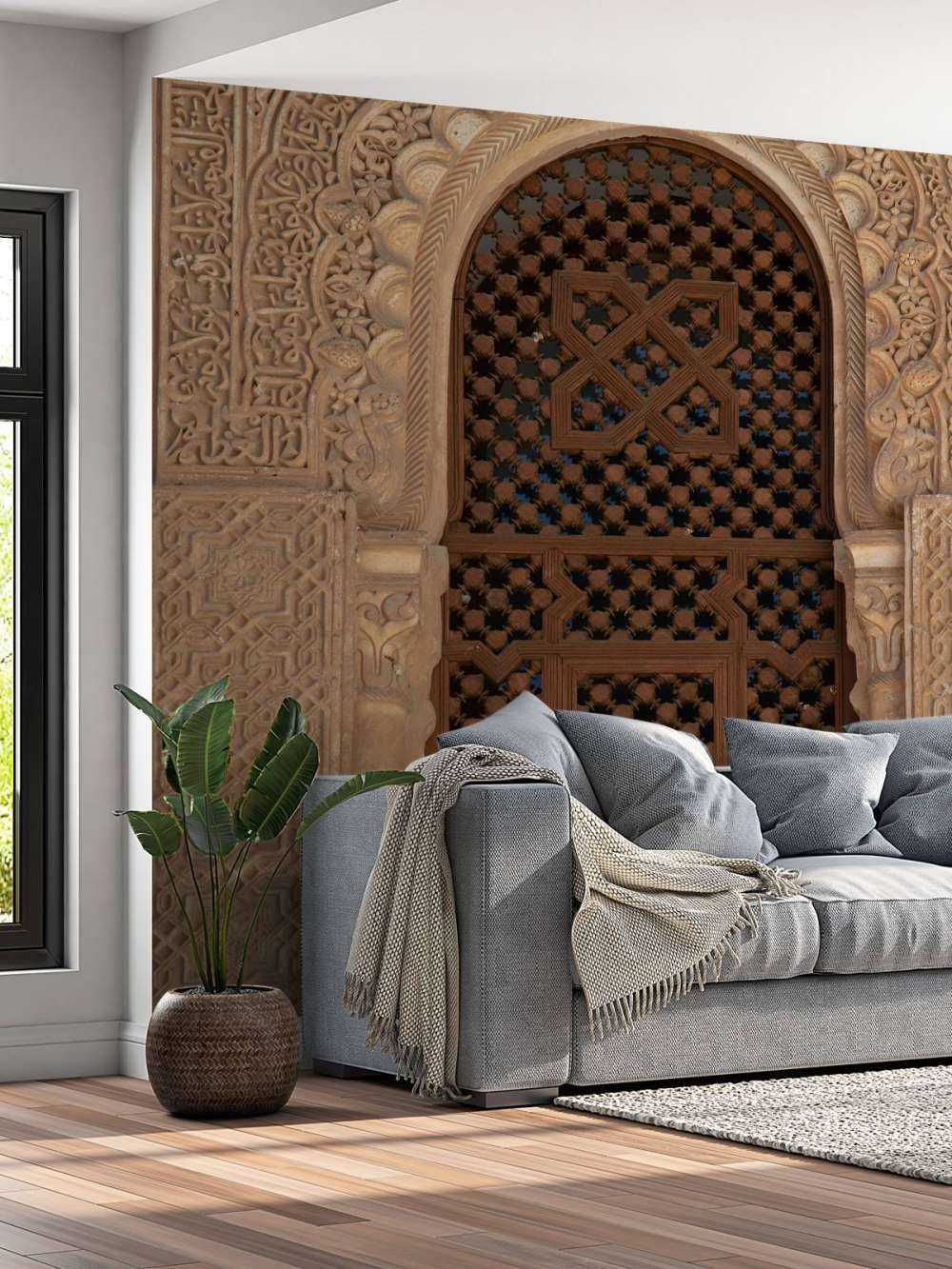 Ingang van een Moskee