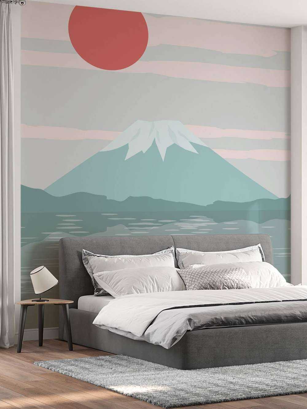 Illustratie van de Fuji berg