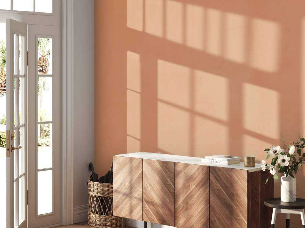 Light orange concrete