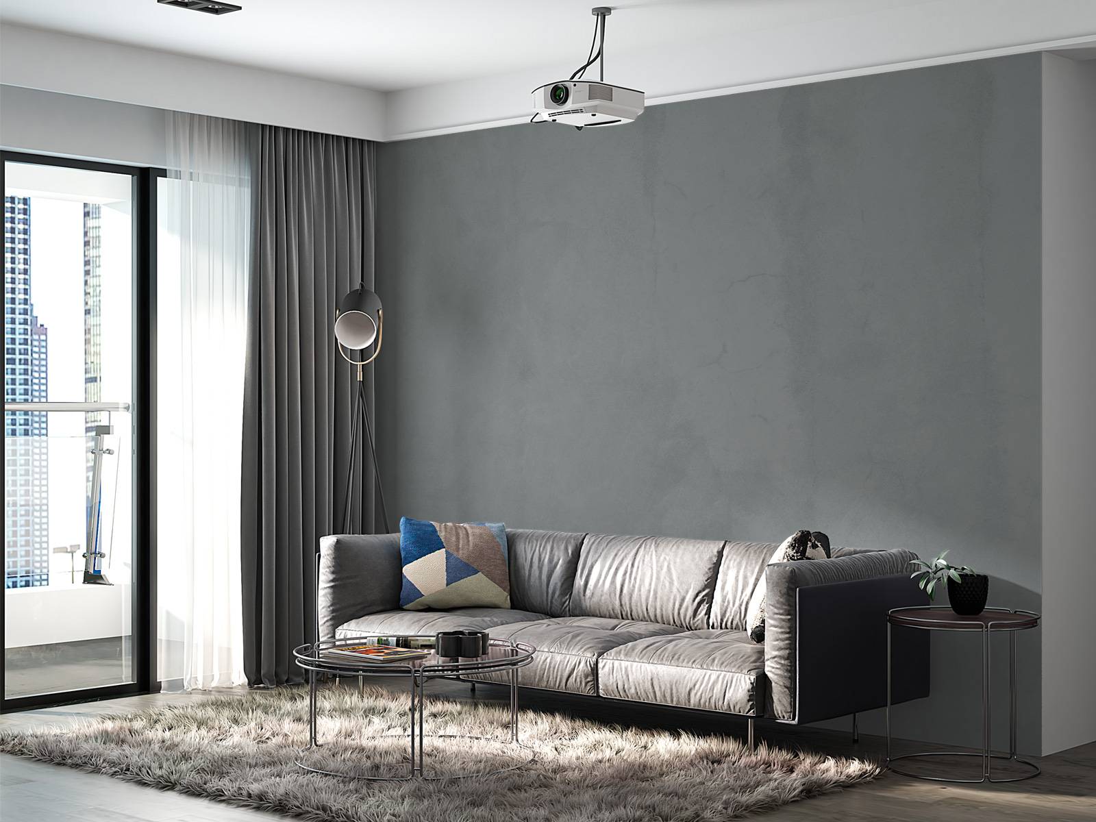 Old silver concrete