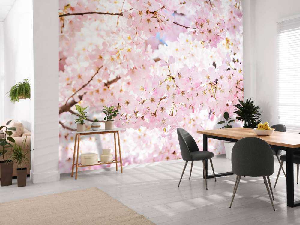 Dichtbegroeide bloesems