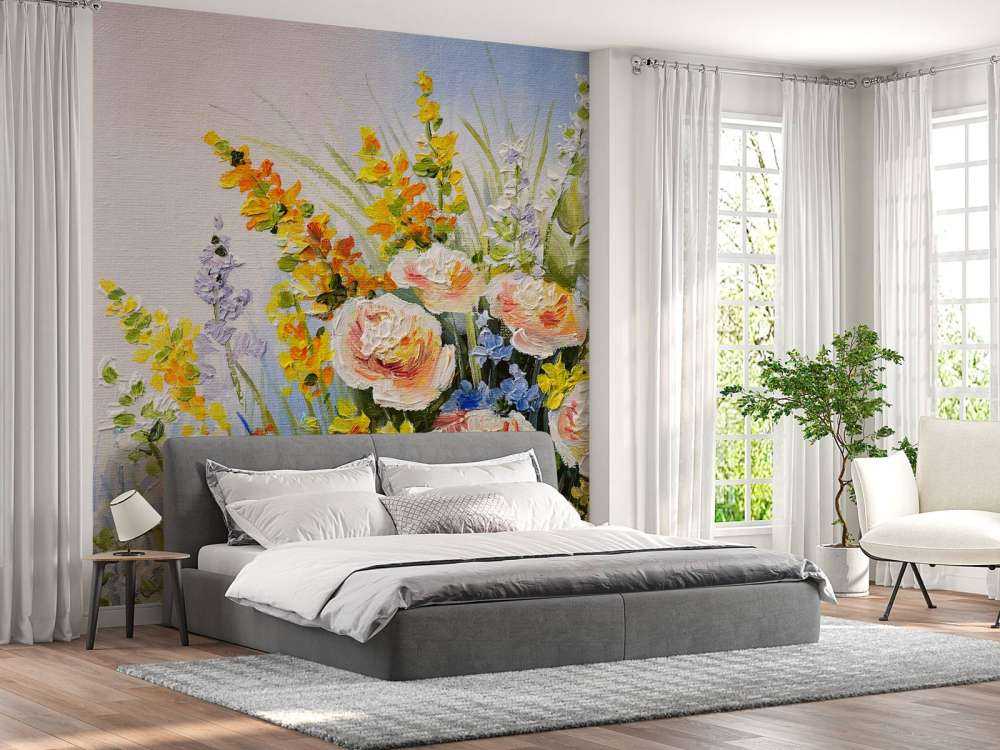 Boeket met zomerse bloemen