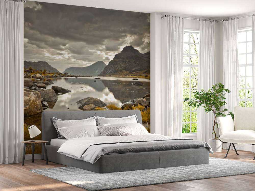 Lofoten during cloudy weather