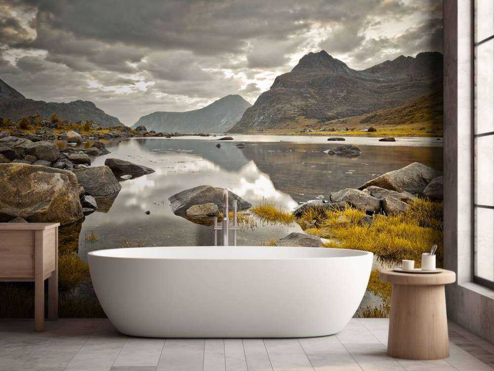 Lofoten during cloudy weather