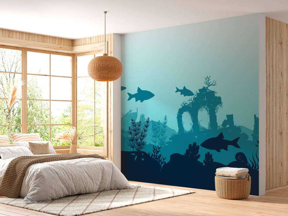 Underwater silhouettes