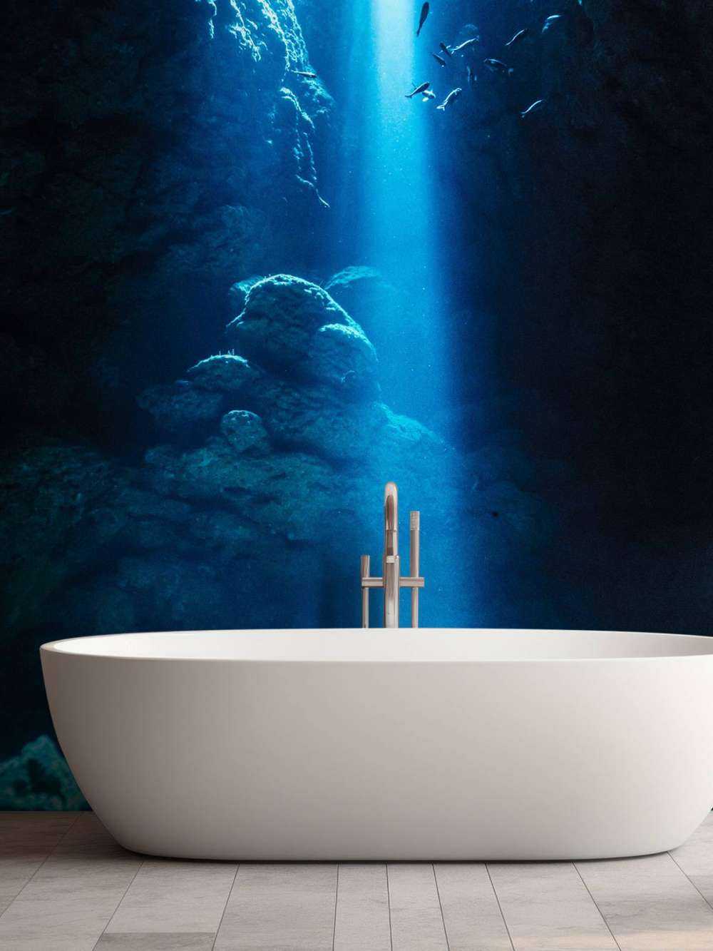 Light in a cave