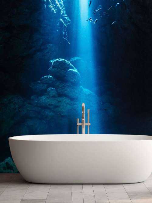 Light in a cave