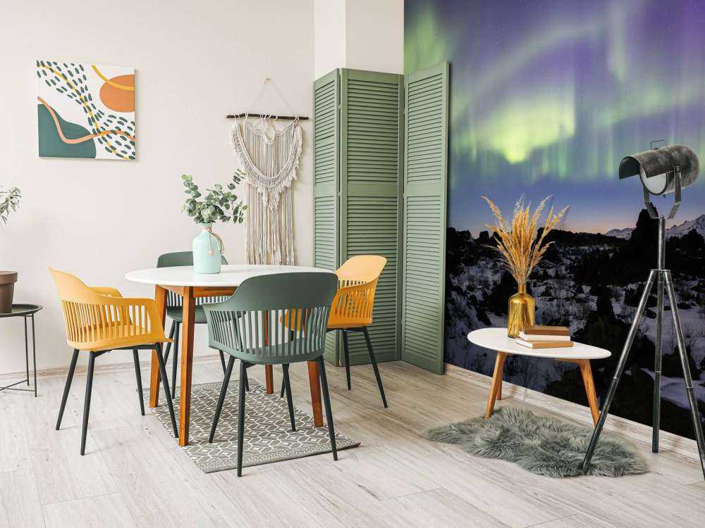 The beautiful northern lights