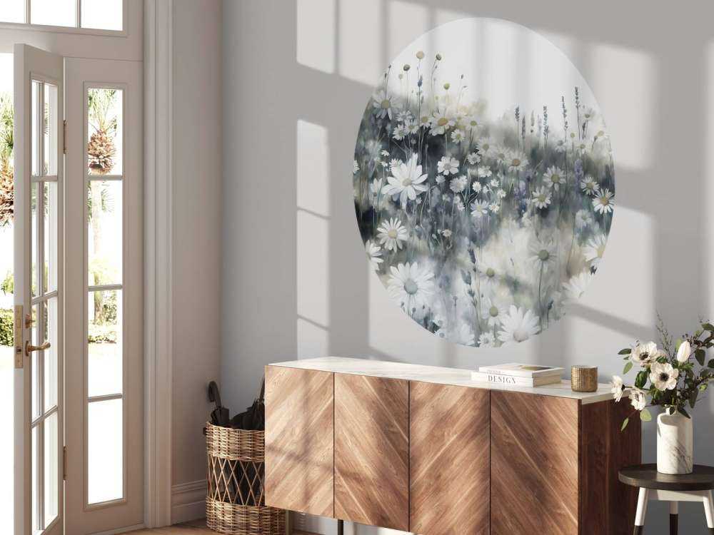 Quiet Daisies Meadow Green