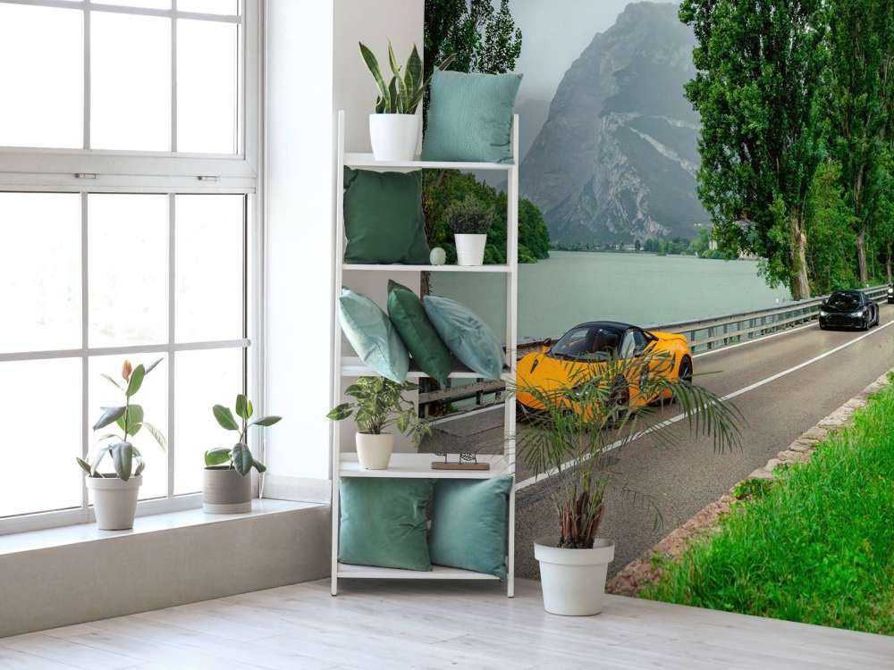 Ride through the Alps along the lake.